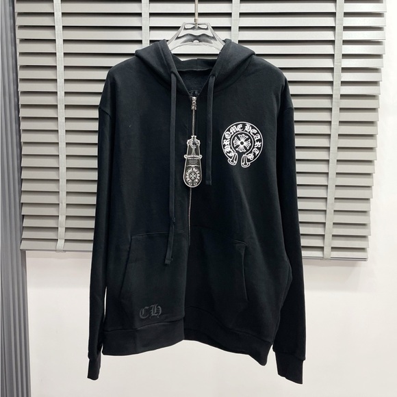 Chrome Hearts Black Crewneck Sweater - Picture 1 of 10